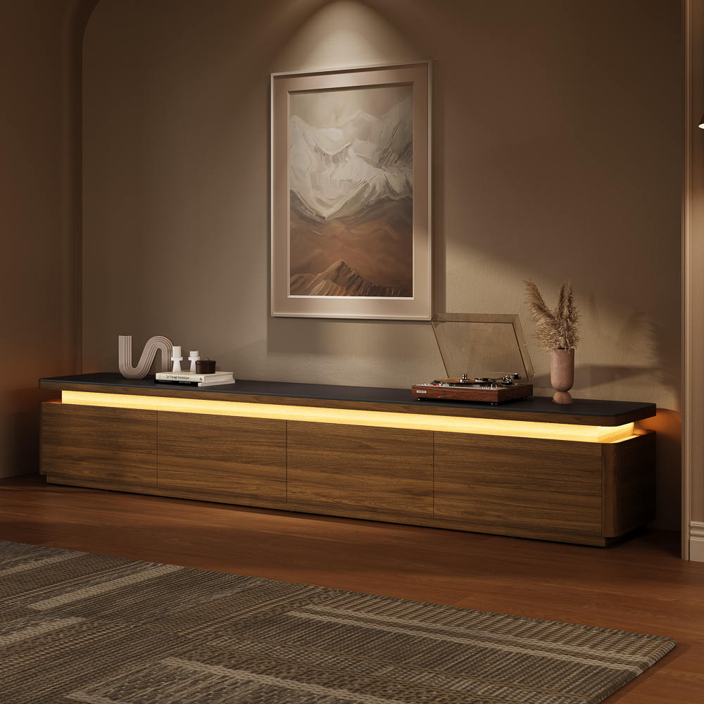 Aether Mid - Century LED TV Console - Exclusivia
