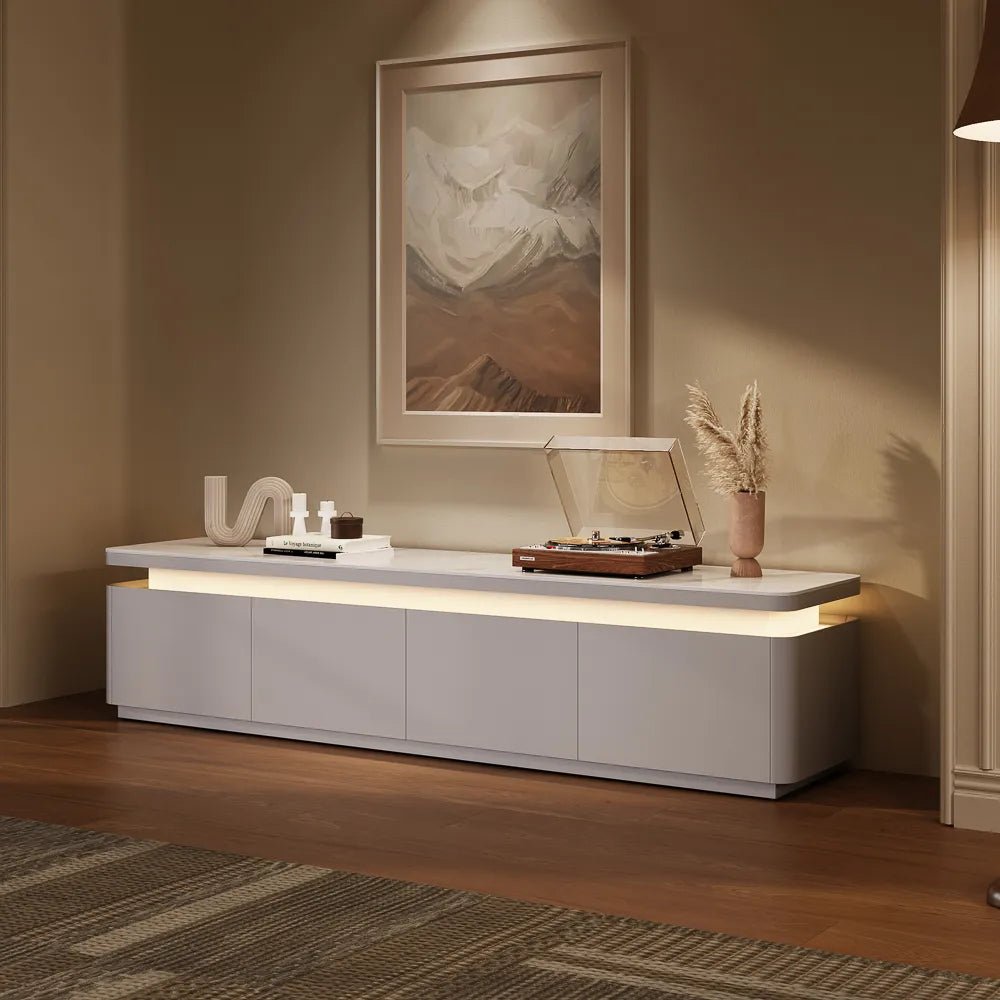 Aether Mid - Century LED TV Console - Exclusivia