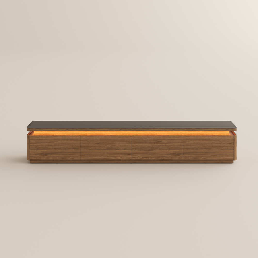 Aether Mid - Century LED TV Console - Exclusivia