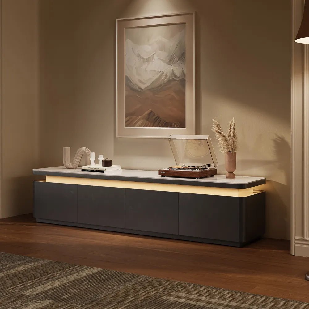 Aether Mid - Century LED TV Console - Exclusivia