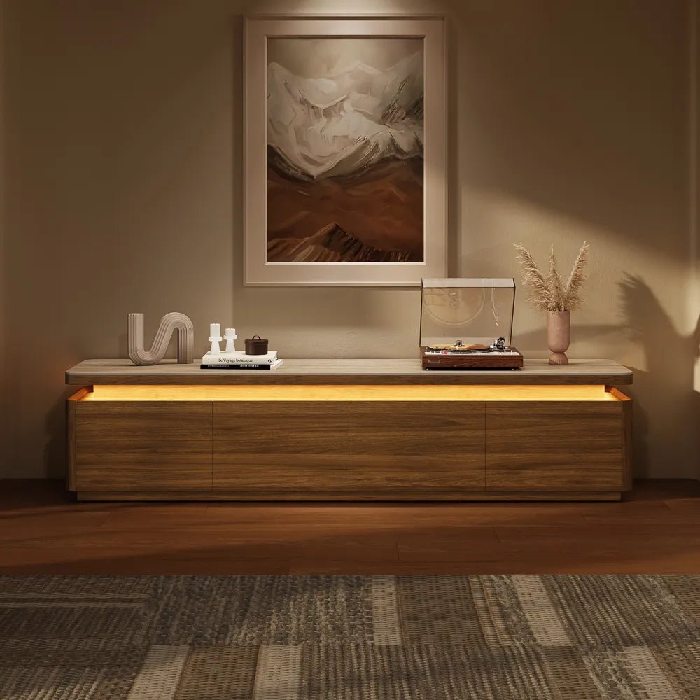 Aether Mid - Century LED TV Console - Exclusivia