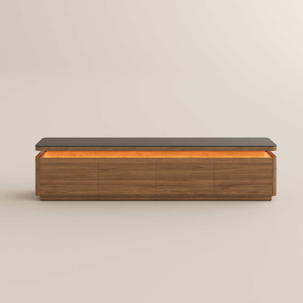 Aether Mid - Century LED TV Console - Exclusivia