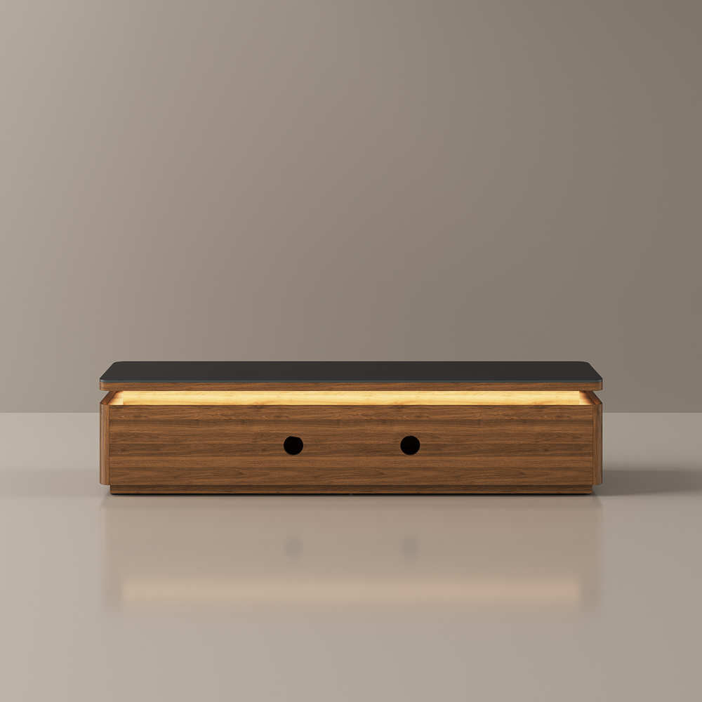 Aether Mid - Century LED TV Console - Exclusivia