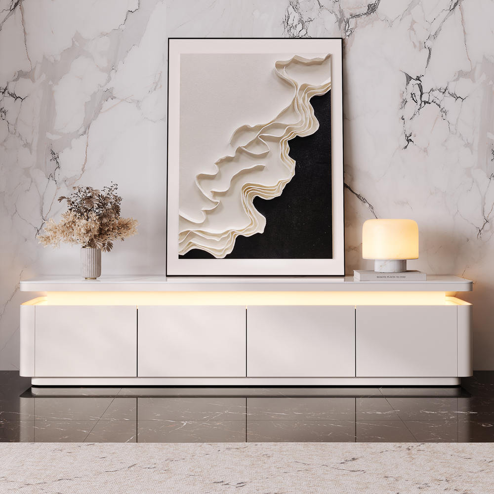 Aether Mid - Century LED TV Console - Exclusivia