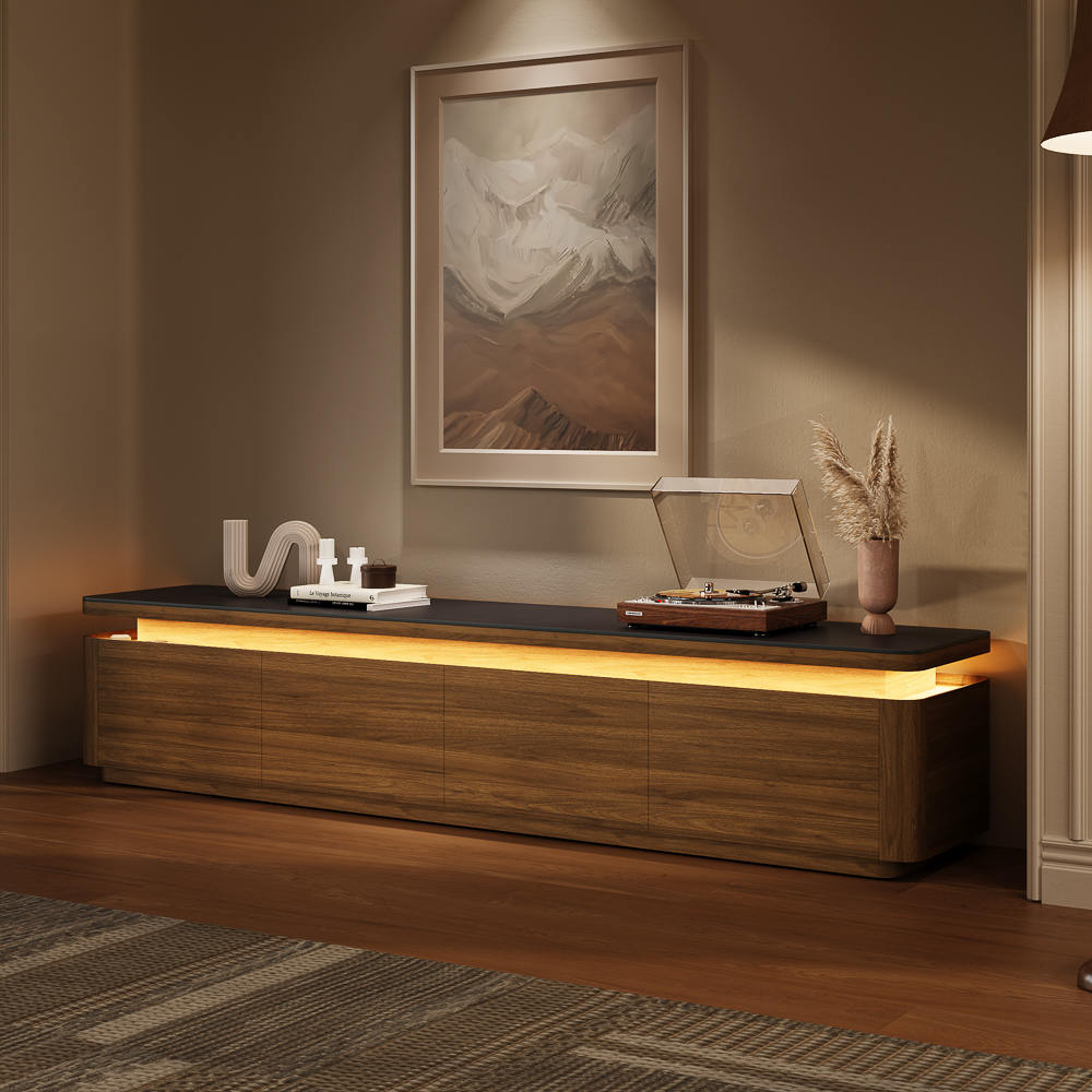 Aether Mid - Century LED TV Console - Exclusivia