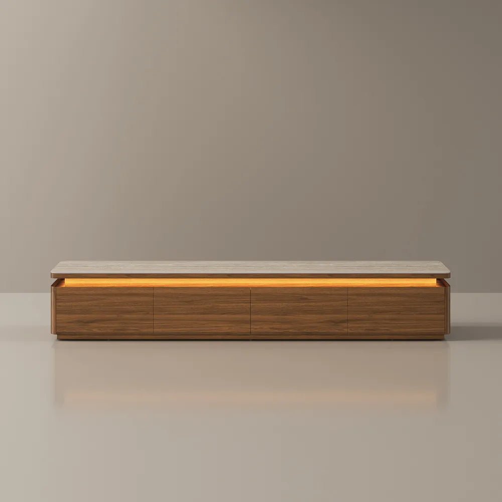 Aether Mid - Century LED TV Console - Exclusivia