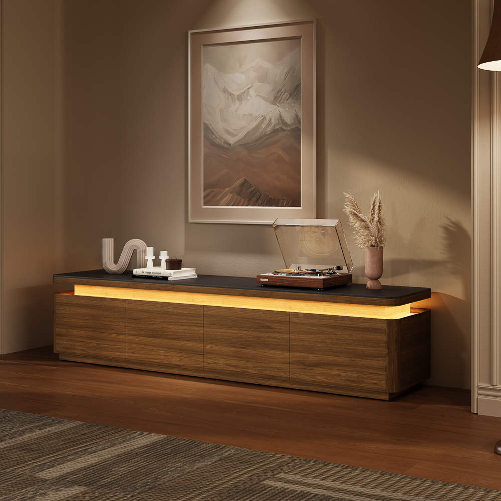 Aether Mid - Century LED TV Console - Exclusivia