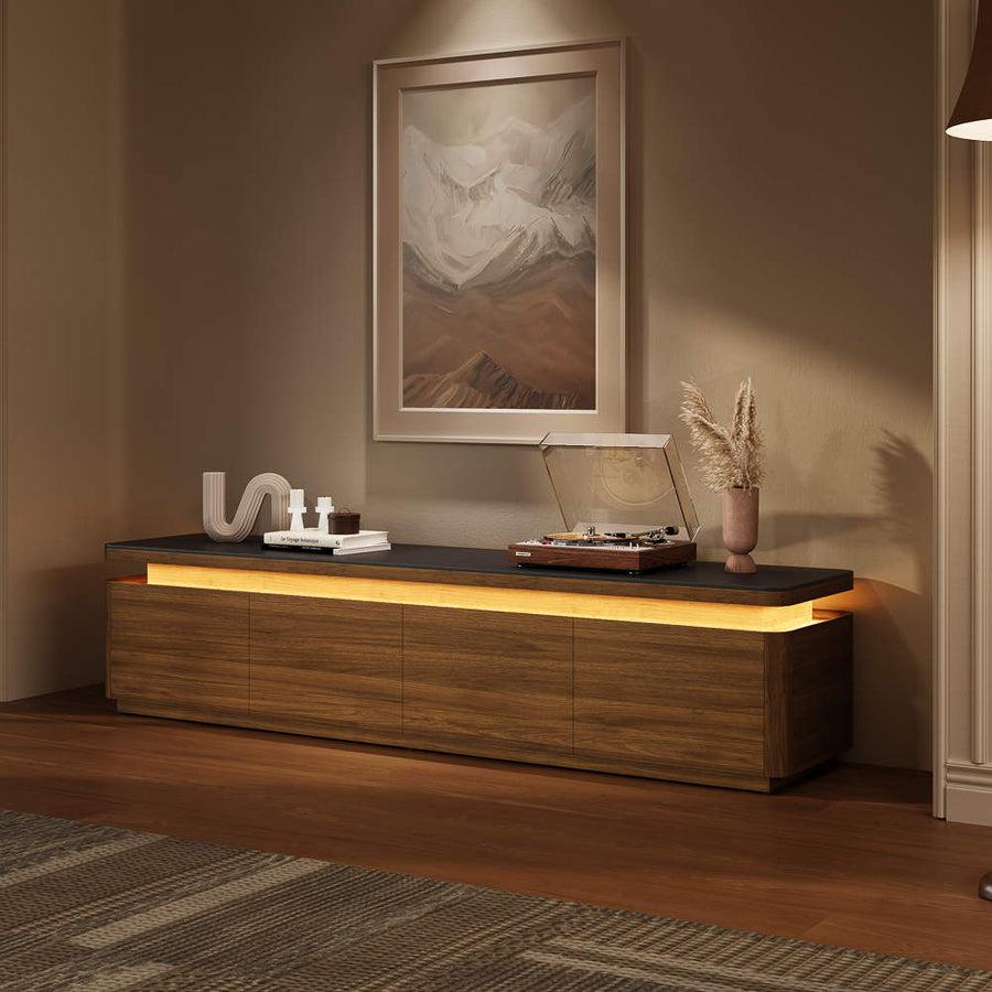 Aether Mid - Century LED TV Console - Exclusivia