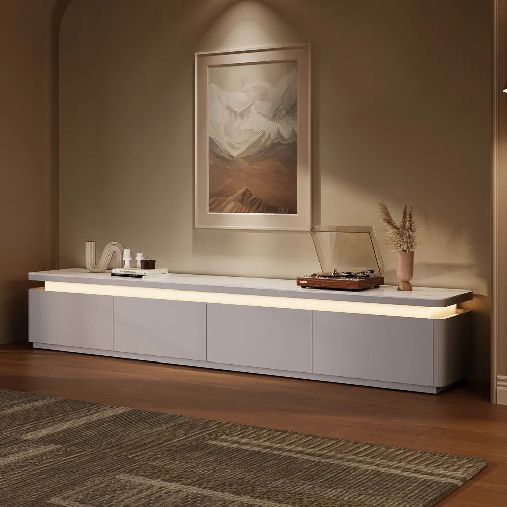 Aether Mid - Century LED TV Console - Exclusivia