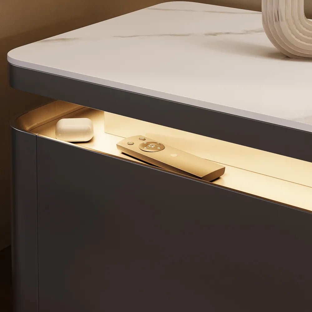 Aether Mid - Century LED TV Console - Exclusivia