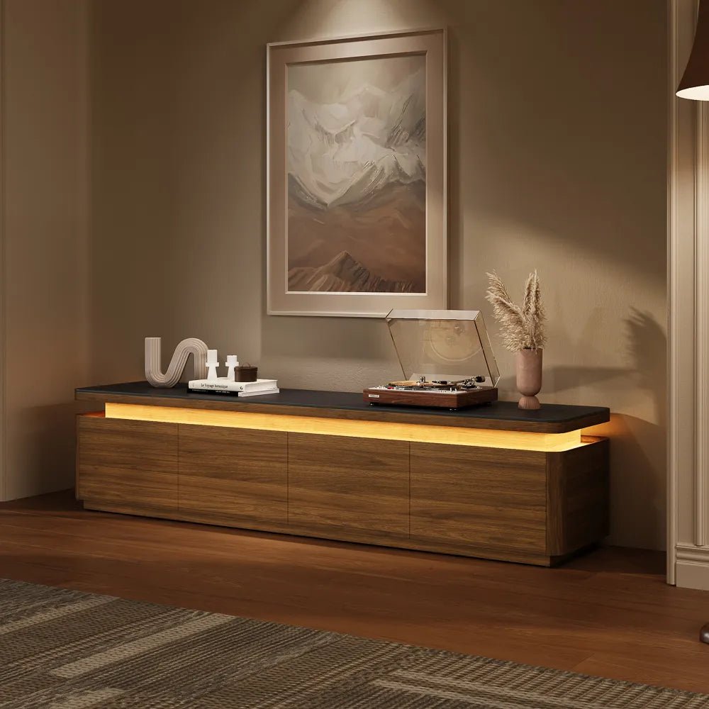 Aether Mid - Century LED TV Console - Exclusivia