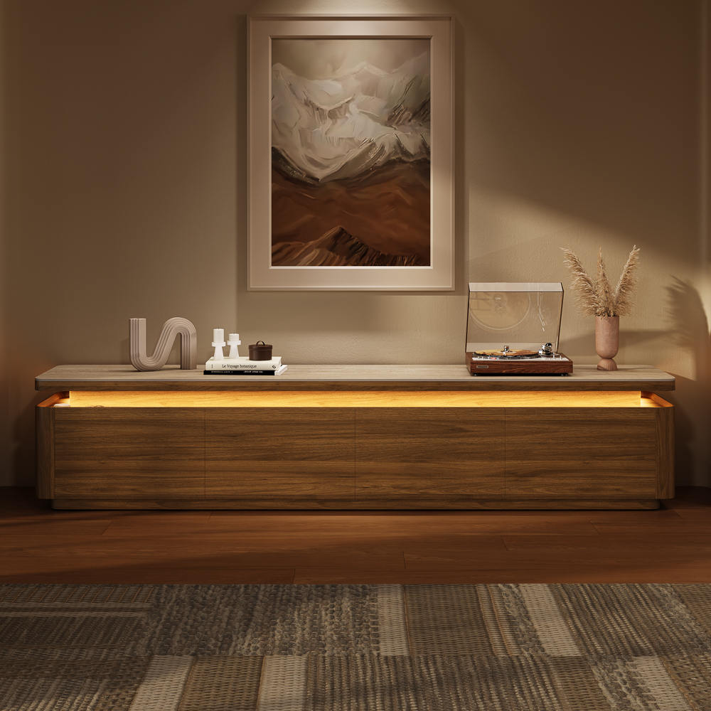 Aether Mid - Century LED TV Console - Exclusivia