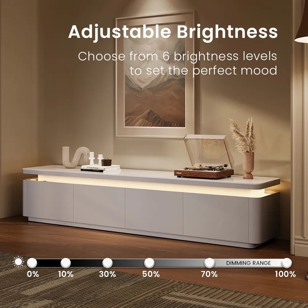 Aether Mid - Century LED TV Console - Exclusivia