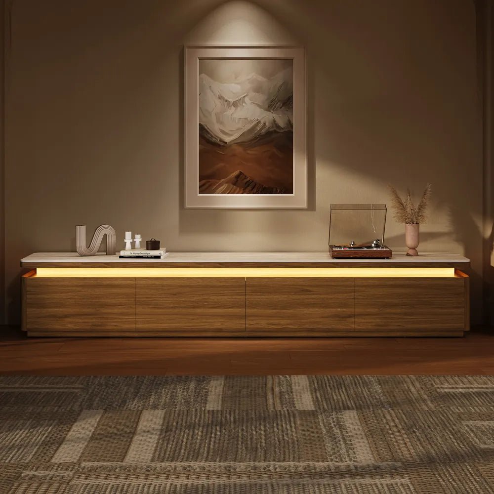 Aether Mid - Century LED TV Console - Exclusivia