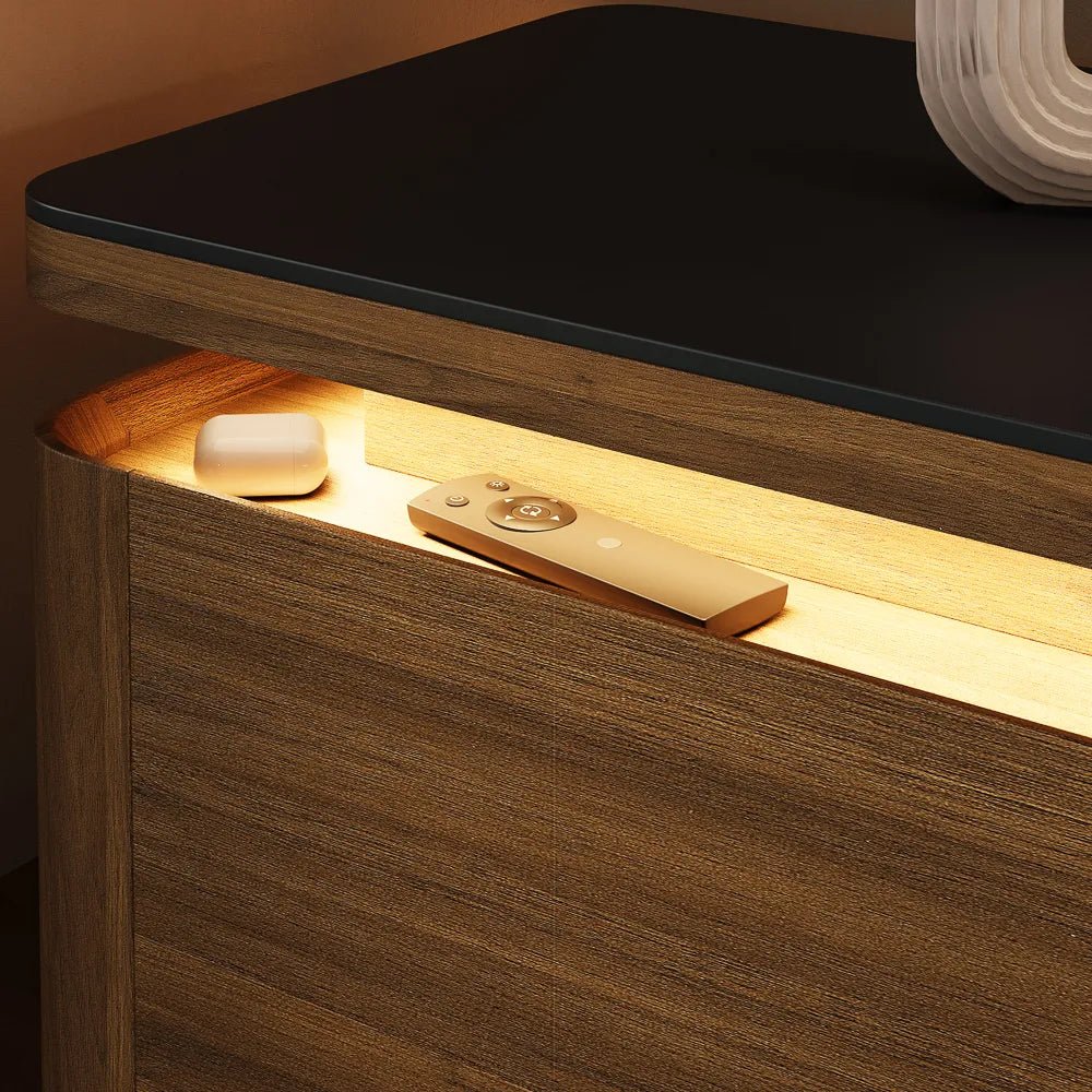 Aether Mid - Century LED TV Console - Exclusivia