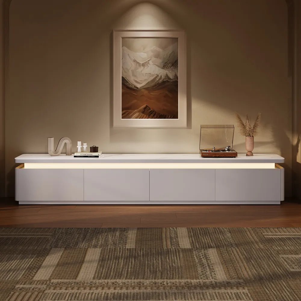 Aether Mid - Century LED TV Console - Exclusivia