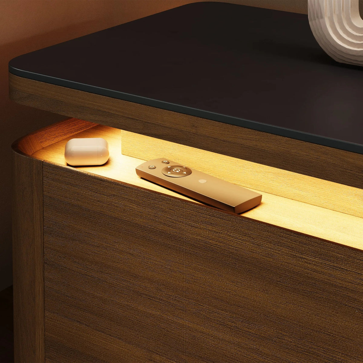 Aether Mid - Century LED TV Console - Exclusivia