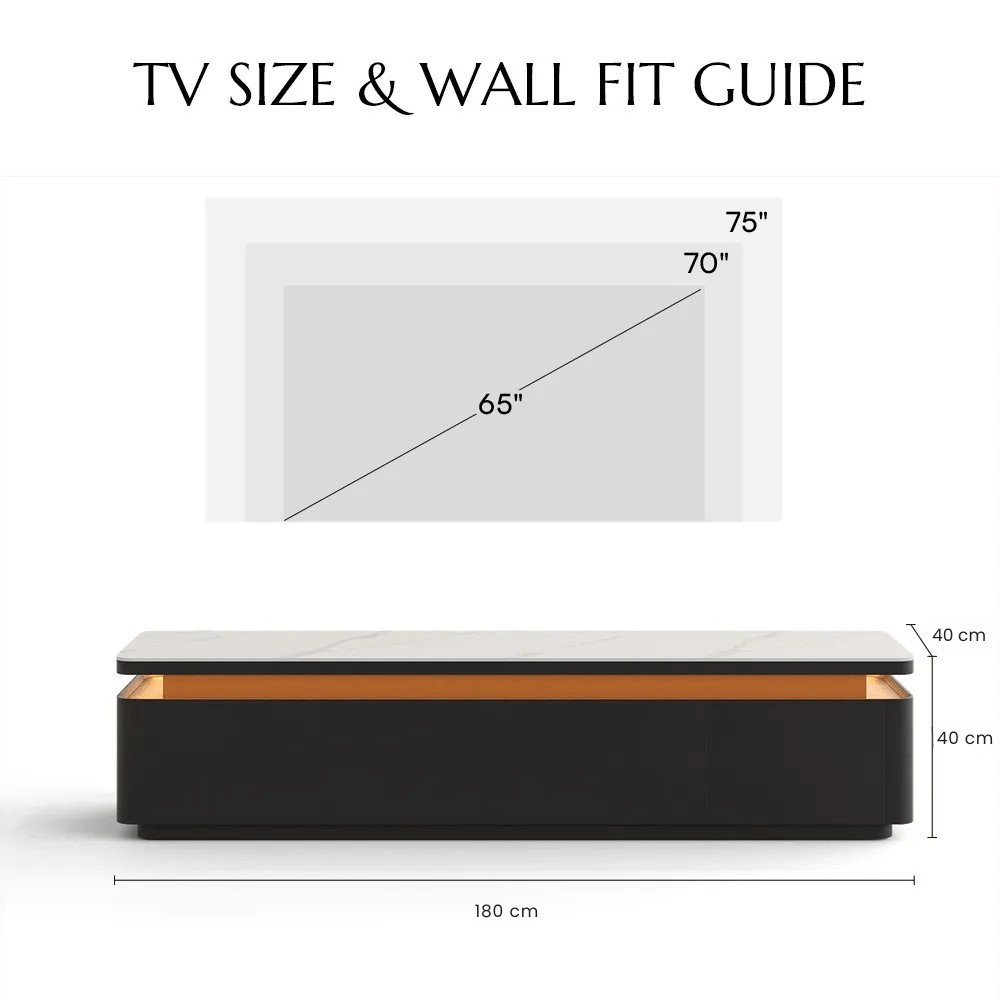 Aether Mid - Century LED TV Console - Exclusivia