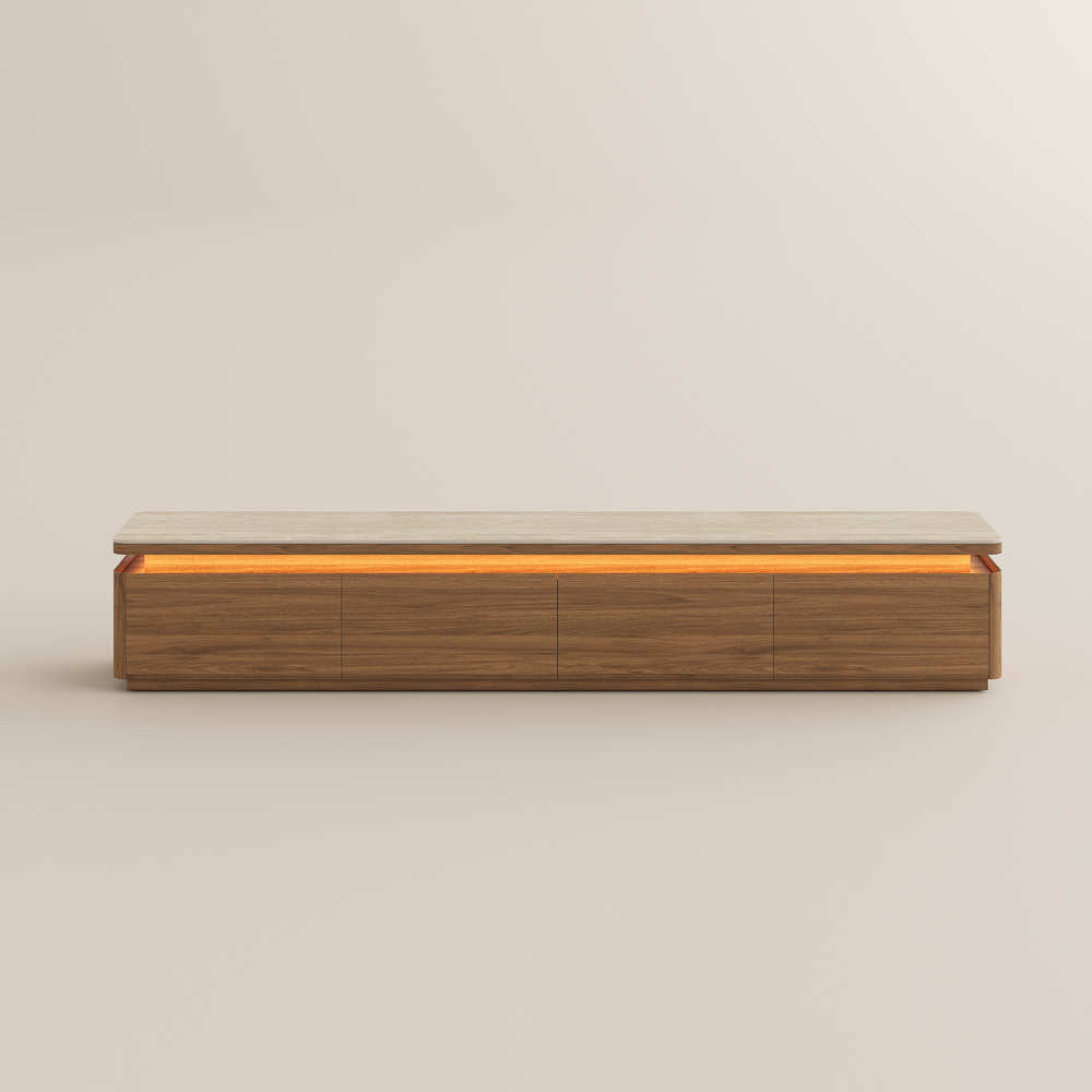 Aether Mid - Century LED TV Console - Exclusivia