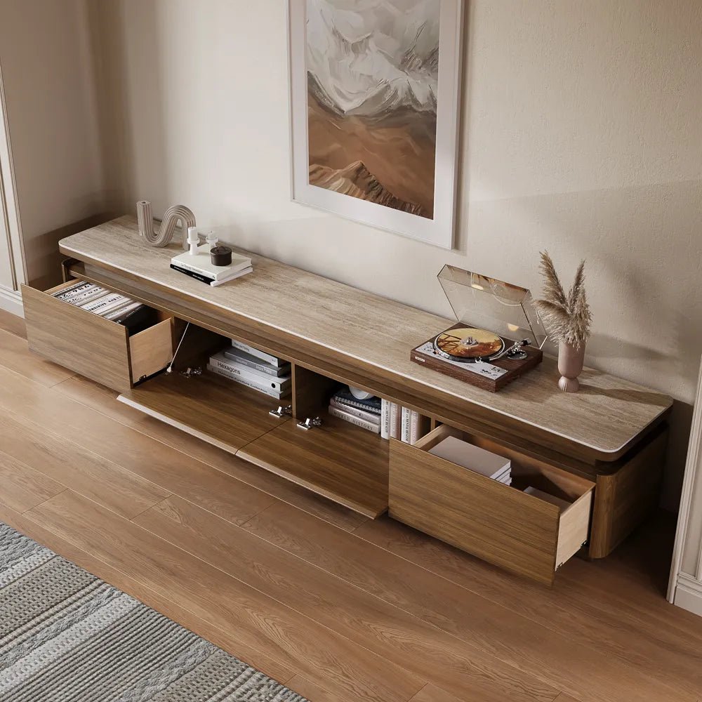 Aether Mid - Century LED TV Console - Exclusivia