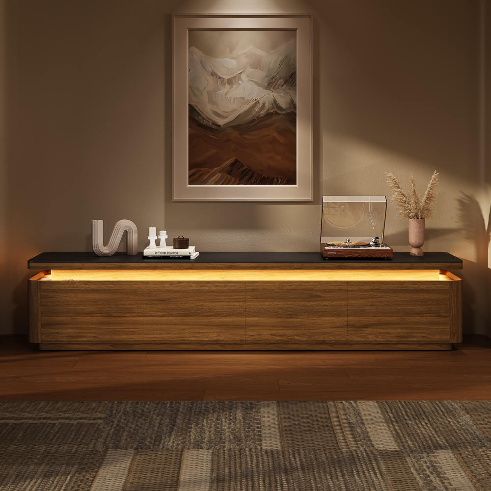 Aether Mid - Century LED TV Console - Exclusivia