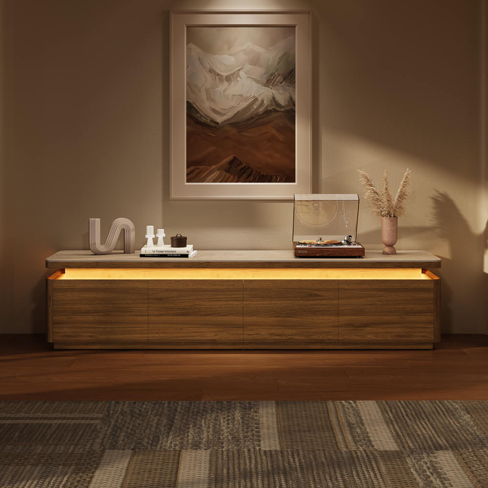 Aether Mid - Century LED TV Console - Exclusivia