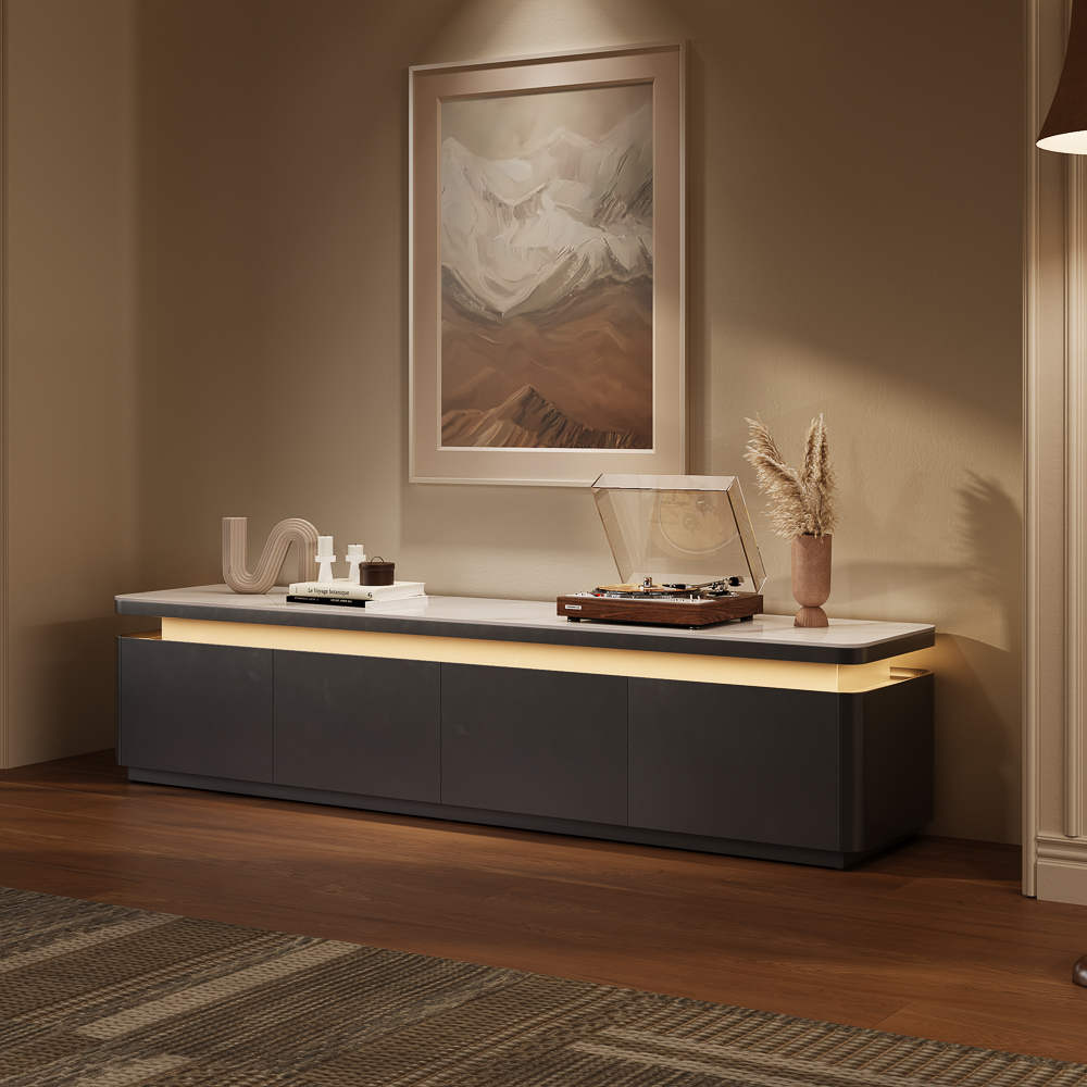 Aether Mid - Century LED TV Console - Exclusivia