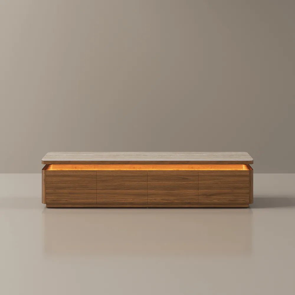 Aether Mid - Century LED TV Console - Exclusivia