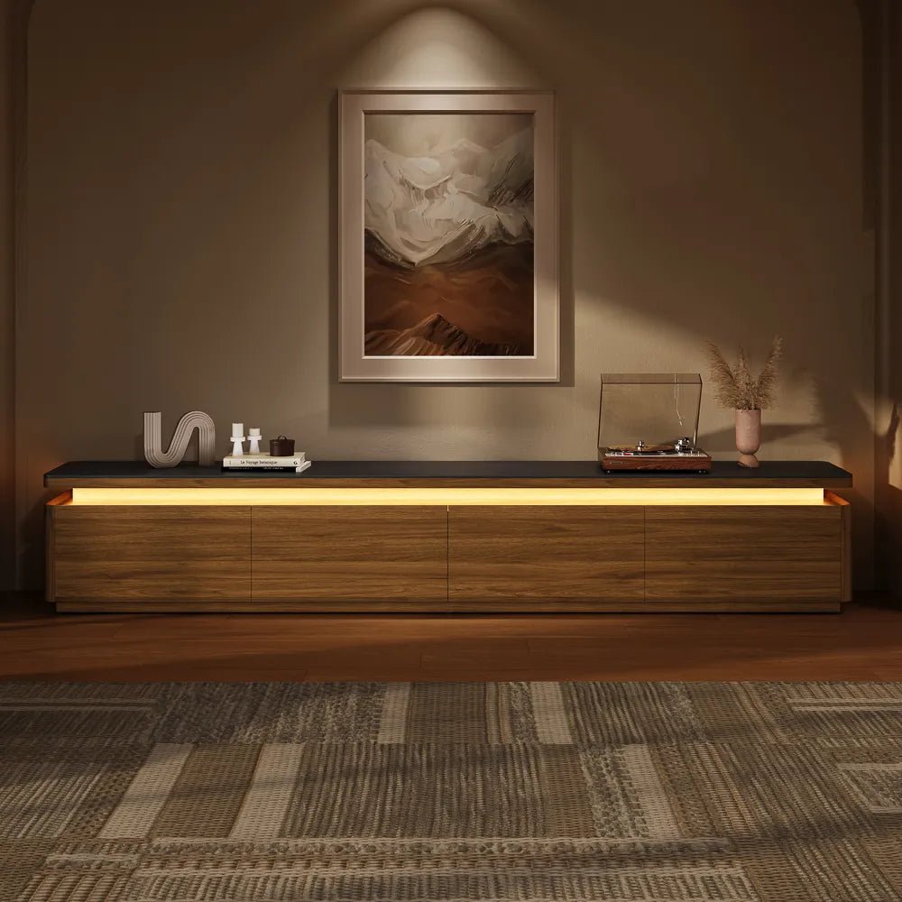 Aether Mid - Century LED TV Console - Exclusivia