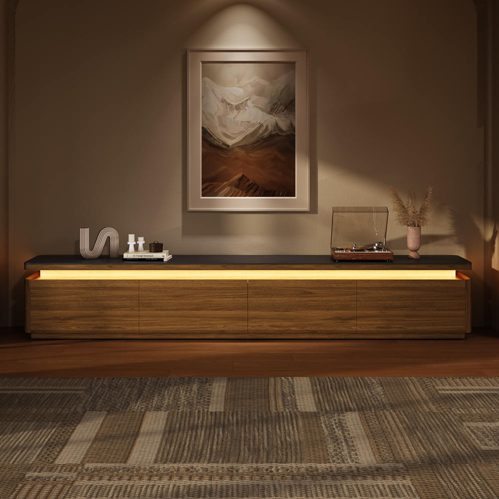 Aether Mid - Century LED TV Console - Exclusivia