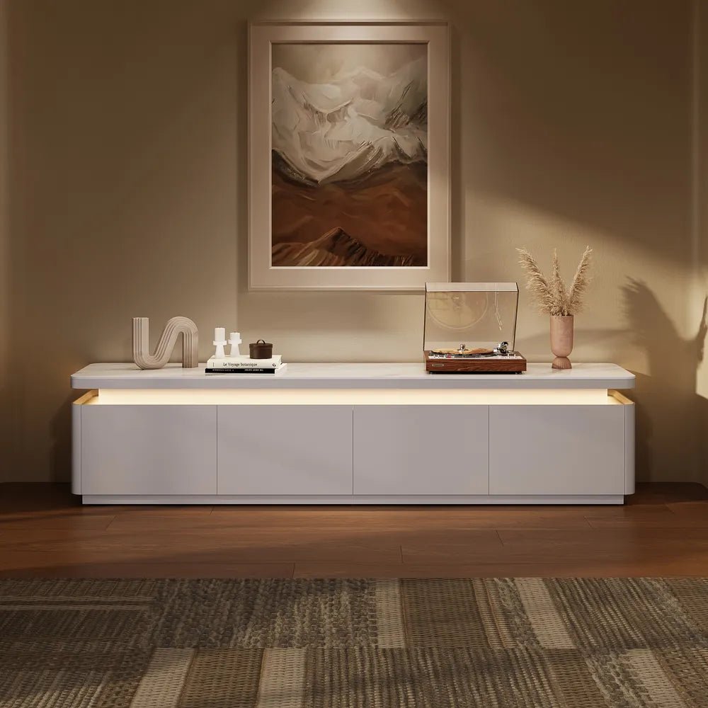 Aether Mid - Century LED TV Console - Exclusivia