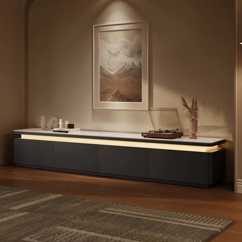 Aether Mid - Century LED TV Console - Exclusivia