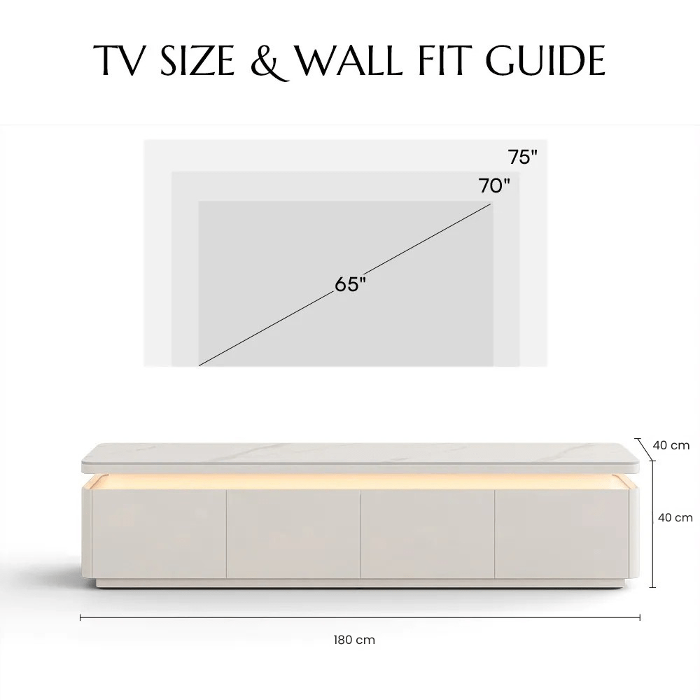 Aether Mid - Century LED TV Console - Exclusivia