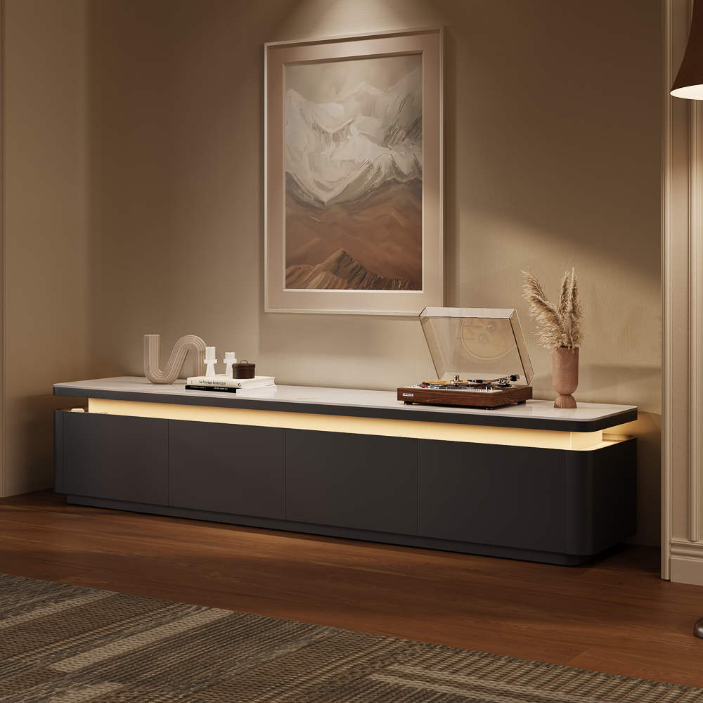 Aether Mid - Century LED TV Console - Exclusivia
