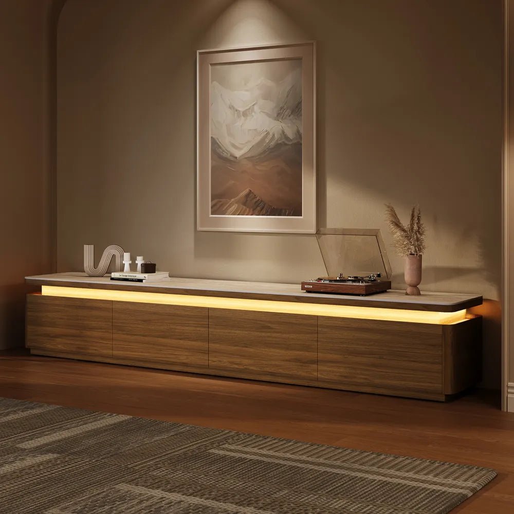 Aether Mid - Century LED TV Console - Exclusivia