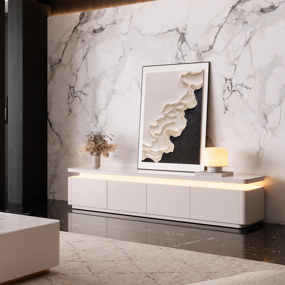 Aether Mid - Century LED TV Console - Exclusivia