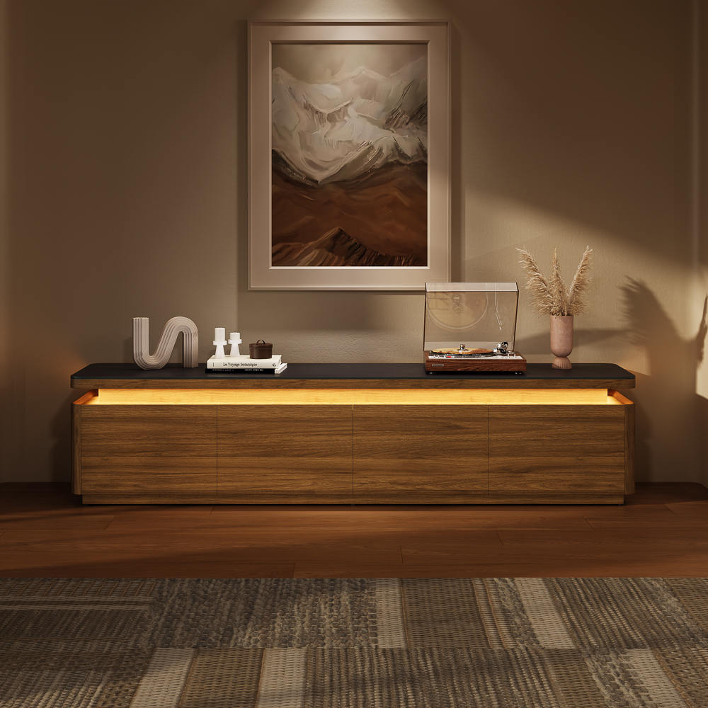 Aether Mid - Century LED TV Console - Exclusivia