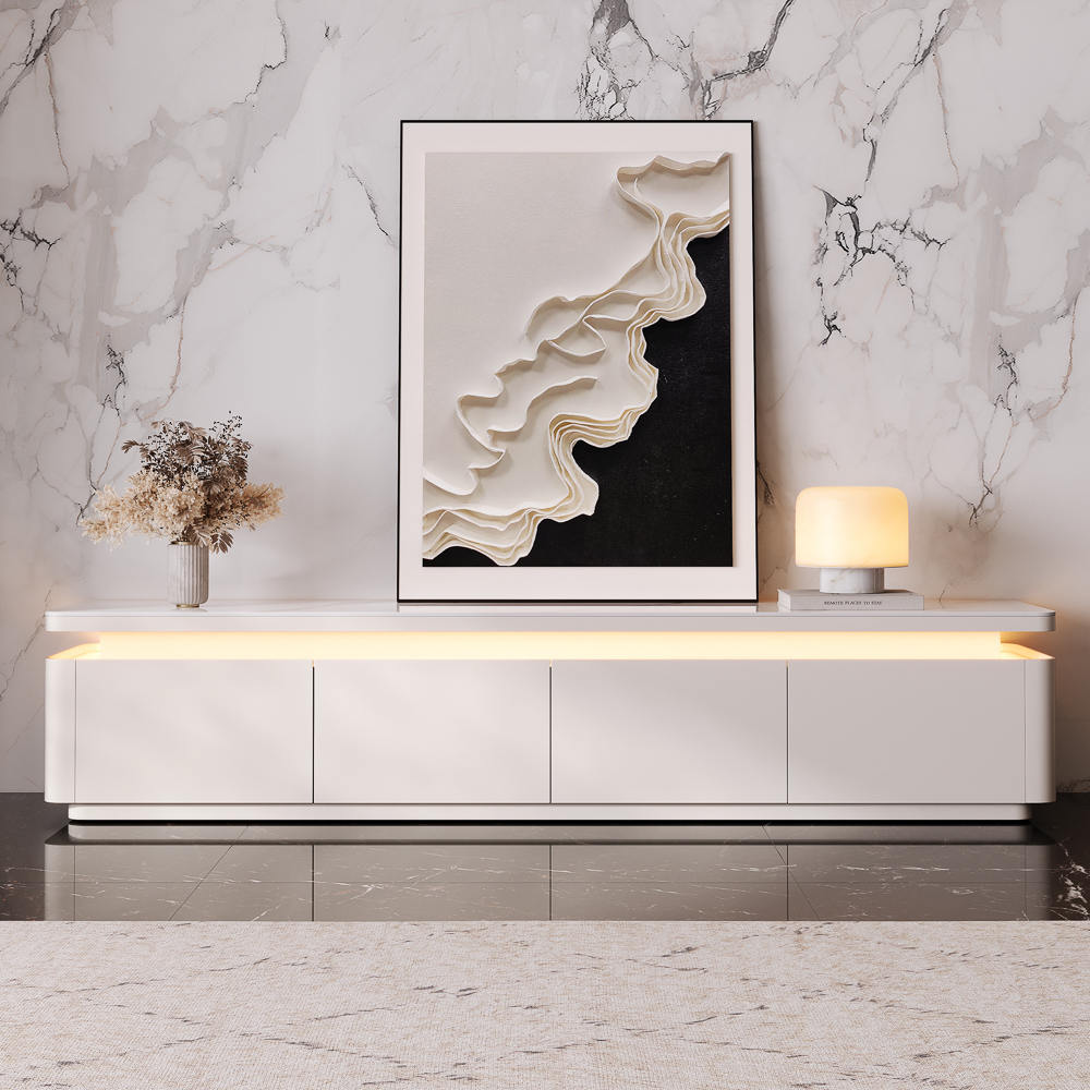 Aether Mid - Century LED TV Console - Exclusivia