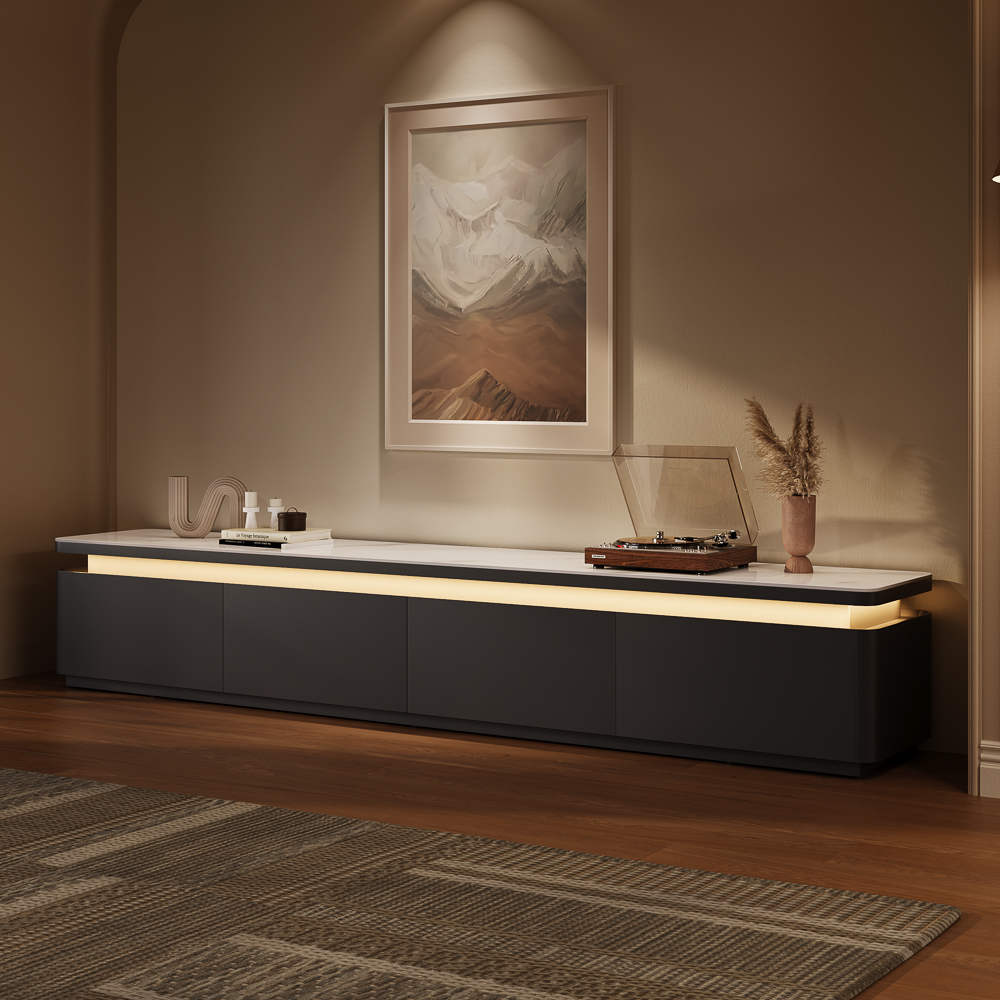 Aether Mid - Century LED TV Console - Exclusivia