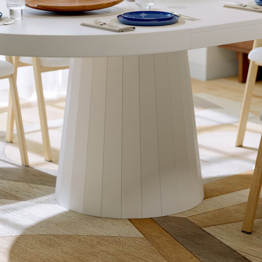 Aira Japandi Extendable Dining Table - Exclusivia