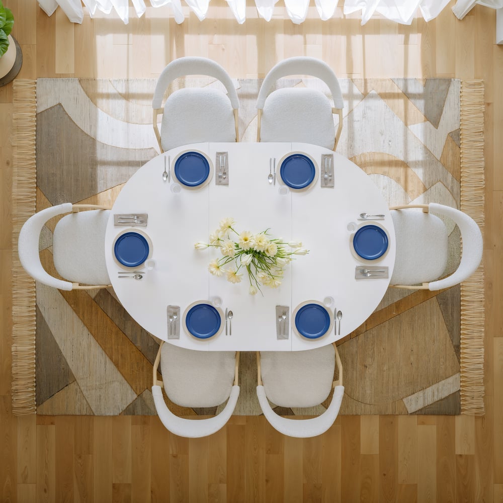 Aira Japandi Extendable Dining Table - Exclusivia