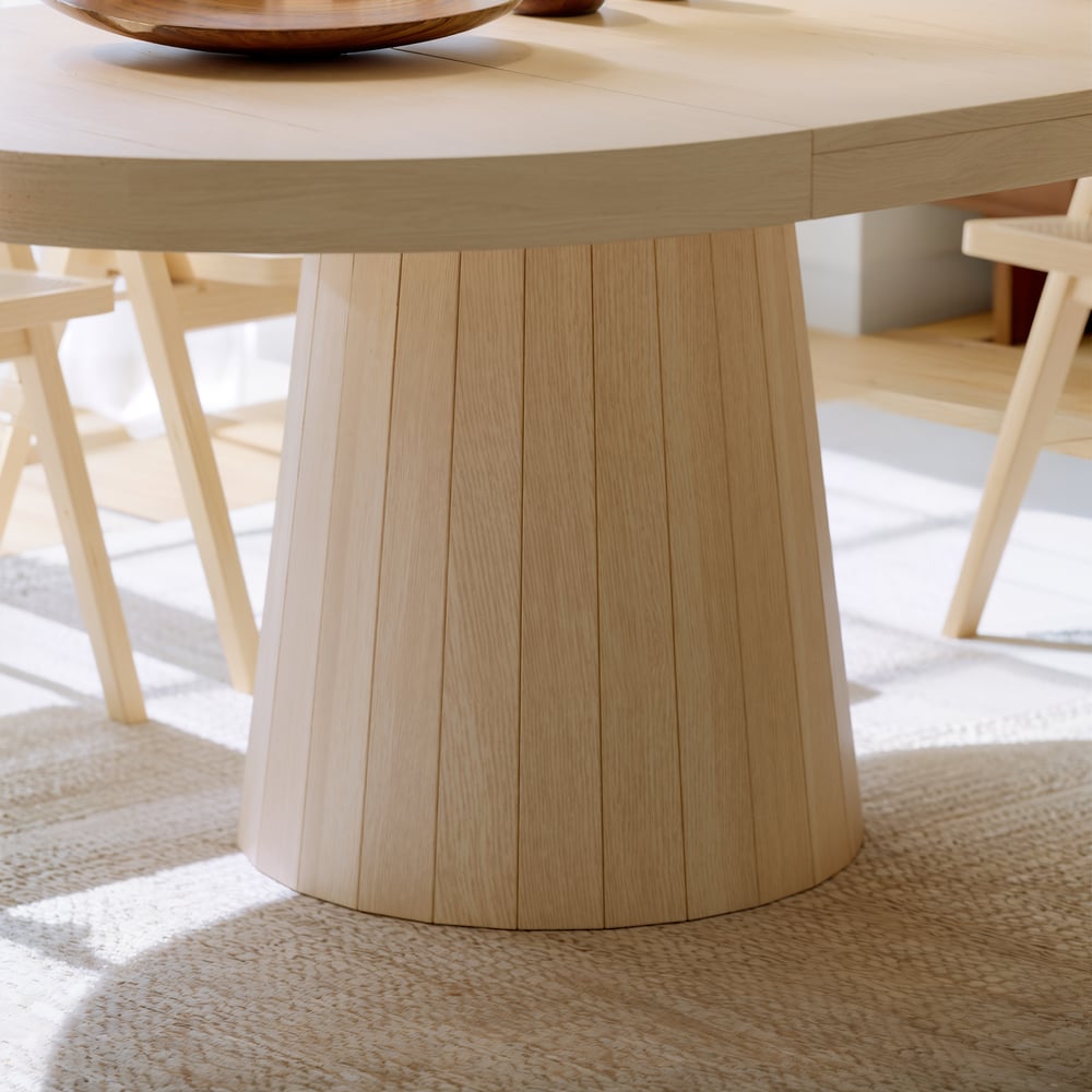 Aira Japandi Extendable Dining Table - Exclusivia