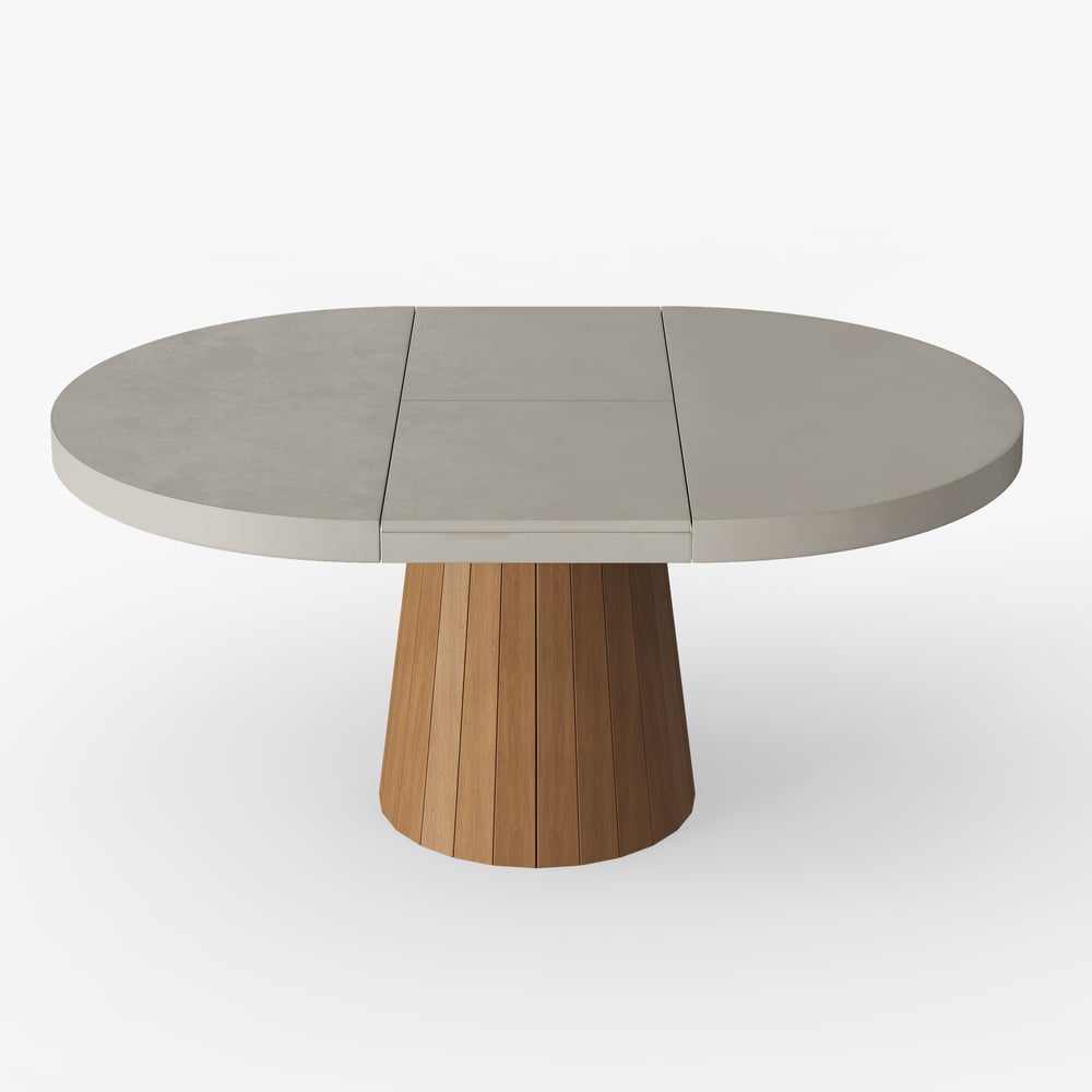 Aira Japandi Extendable Dining Table - Exclusivia