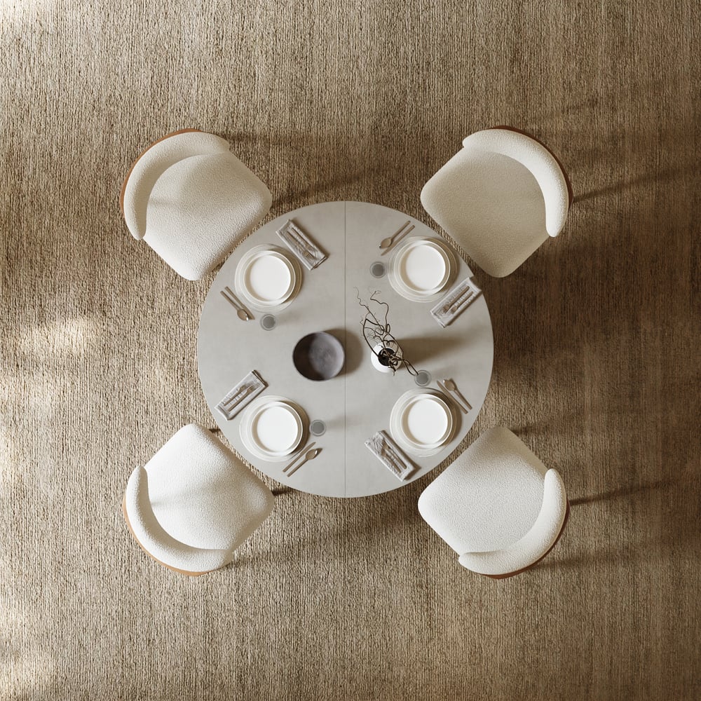 Aira Japandi Extendable Dining Table - Exclusivia