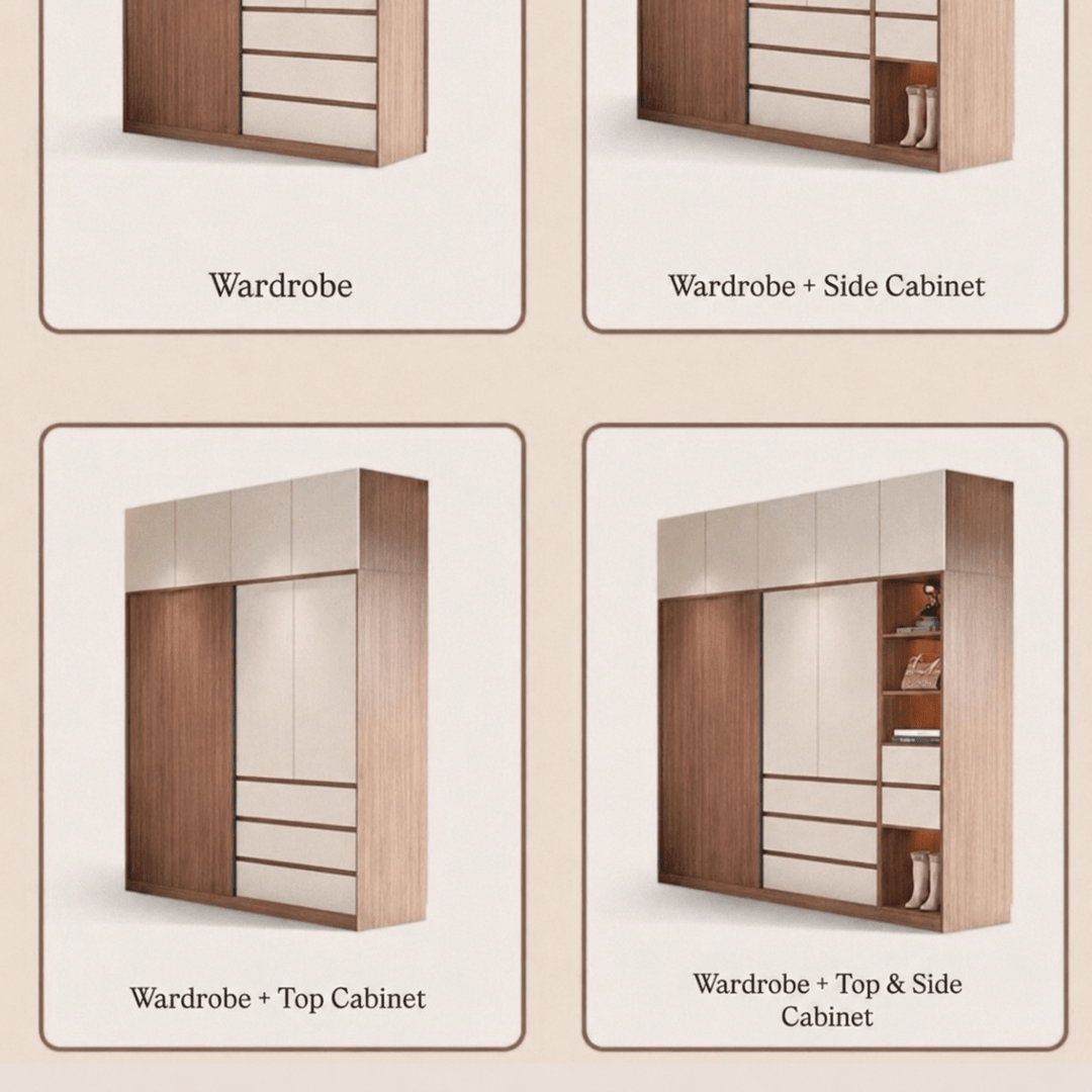 Akari Modern Solid Wood Wardrobe - Exclusivia