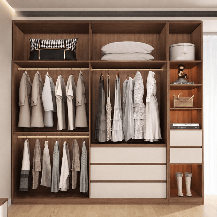 Akari Modern Solid Wood Wardrobe - Exclusivia
