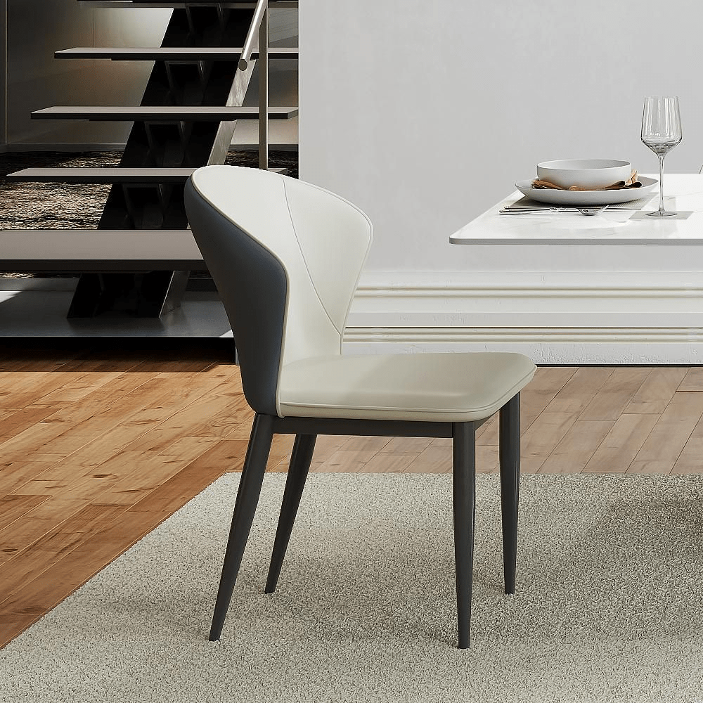 Alaric Set of 2 Modern Wingback Dining Chairs - Exclusivia