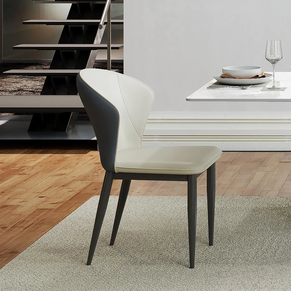 Alaric Set of 2 Modern Wingback Dining Chairs - Exclusivia