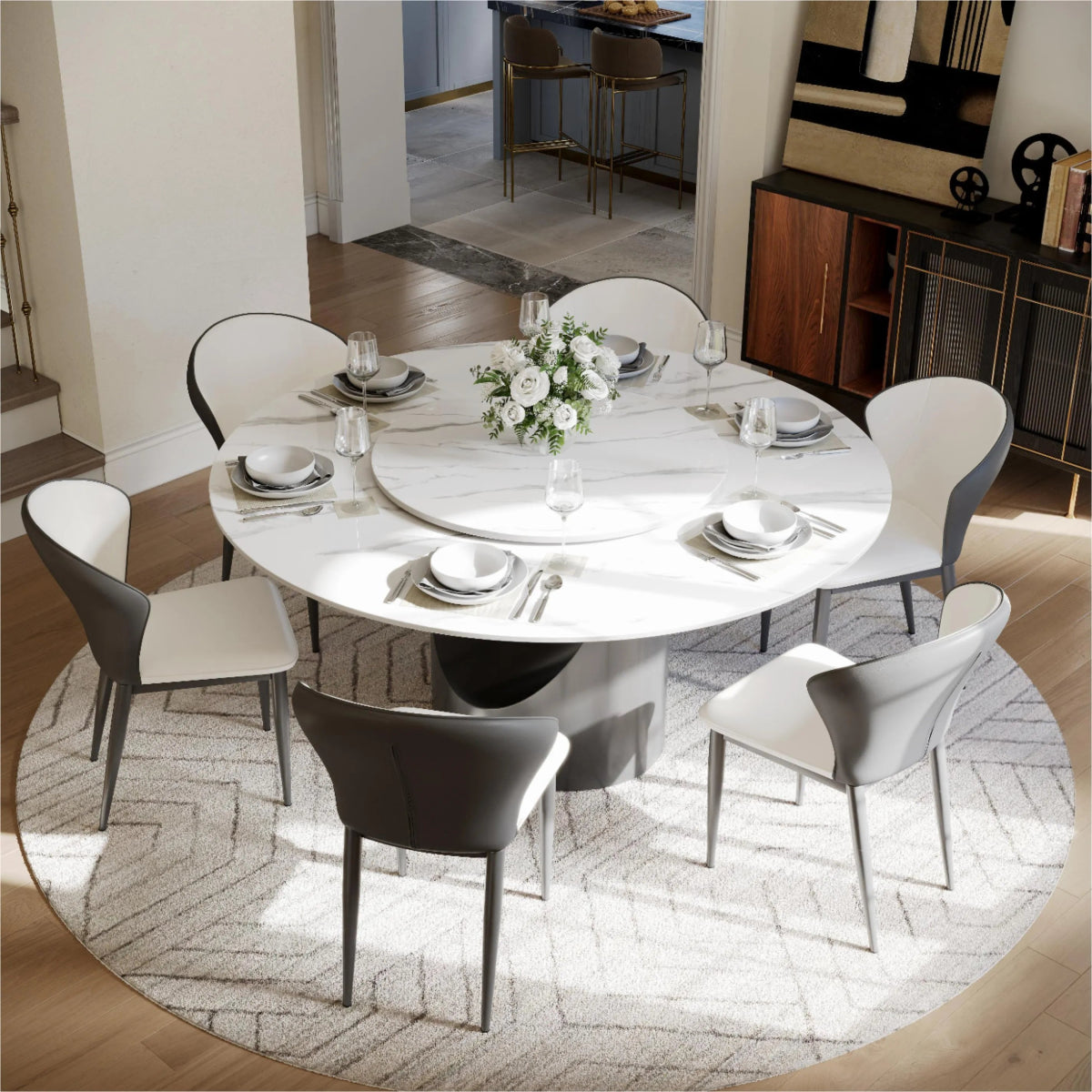 Alaric Set of 2 Modern Wingback Dining Chairs - Exclusivia