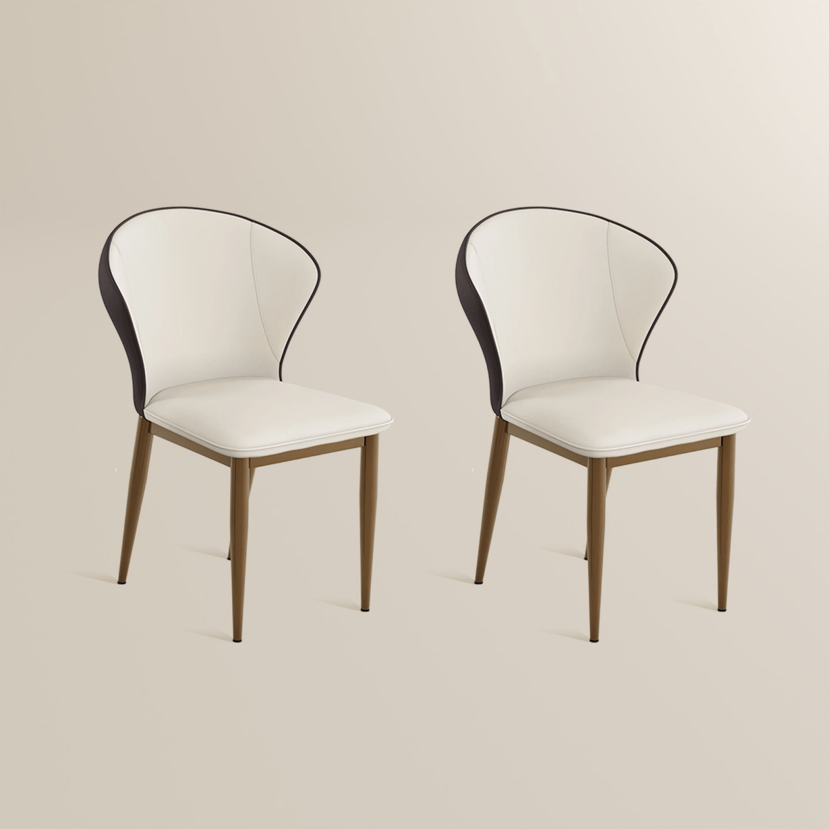 Alaric Set of 2 Modern Wingback Dining Chairs - Exclusivia